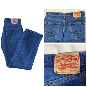 🎉HP🎉 Levi's Men's 501 Button Fly Jeans, 32W/32L, Gently Used